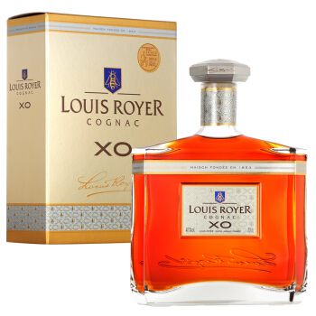 路易老爷（Louis Royer）洋酒 法国原装进口XO 香槟区干邑白兰地 700ml